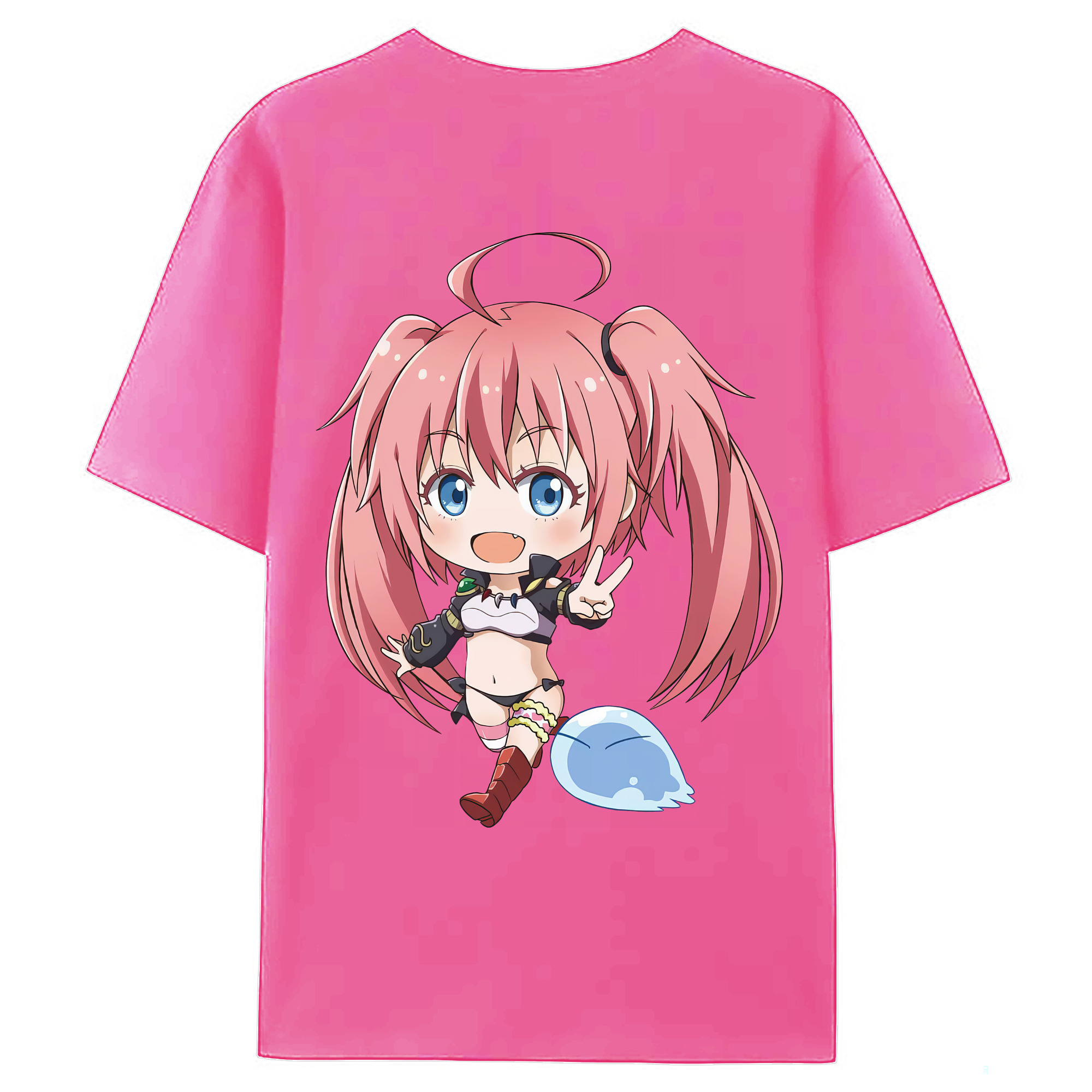 （画像用） 転スラ Regarding Reincarnated to Slime レディース半袖Tシャツ(バックプリント)